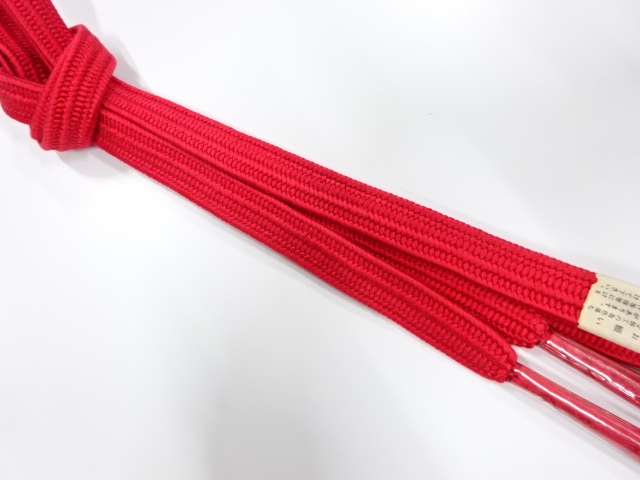 未使用品　正絹　手組帯締め